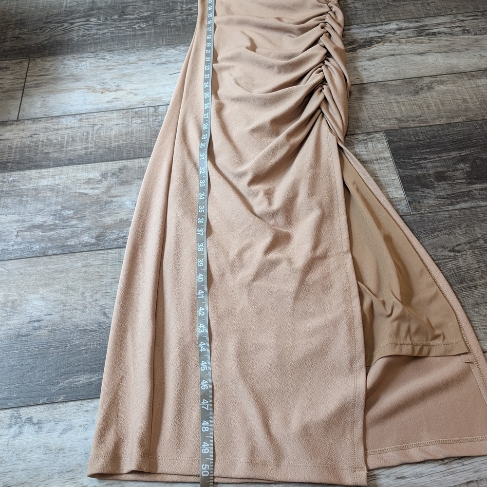 Anthropologie Tan Sleeveless Dress Sz Xs - Picture 11 of 13